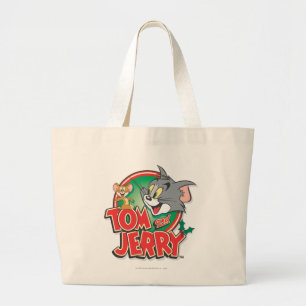 Grand Tote Bag Logo Tom et Jerry Classic