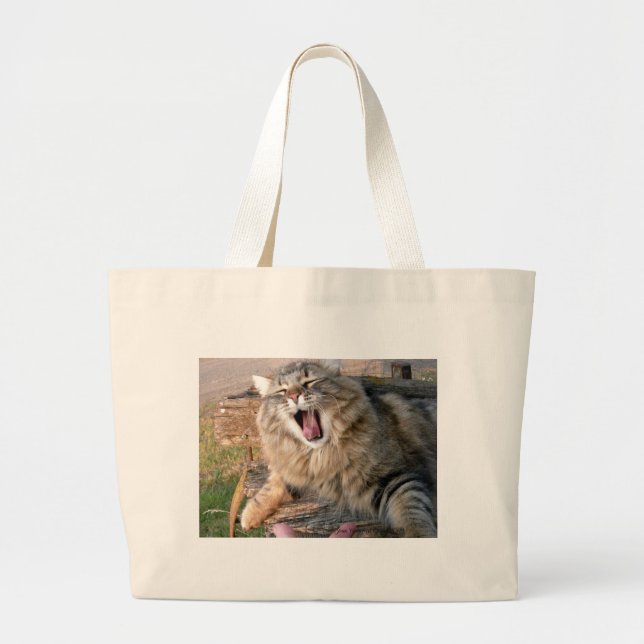 Grand Tote Bag LOL Maine Coon (Devant)