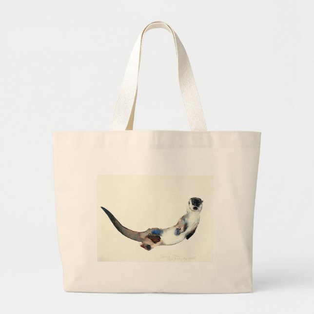 Grand Tote Bag Loutre curieuse 2003 (Devant)