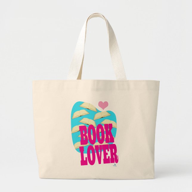Grand Tote Bag Louvain de livre amusant lecture audacieuse logo d (Devant)