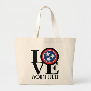Grand Tote Bag LOVE Mount Juliet Tennessee