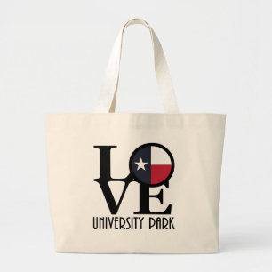 Grand Tote Bag LOVE University Park TX