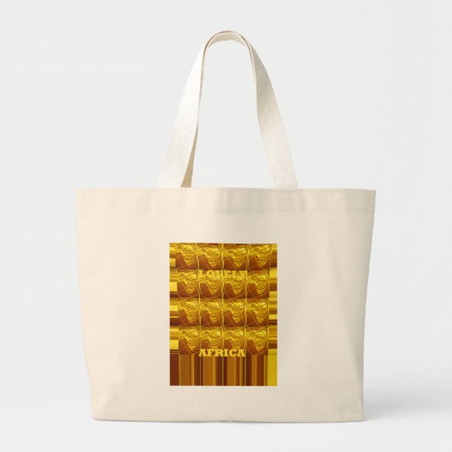 Grand Tote Bag Lovely Africa Africa Africa Maps conceptions Art c (Devant)