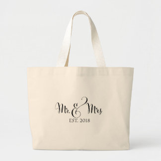 Grand Tote Bag M. et Mme Canvas Fourre-tout
