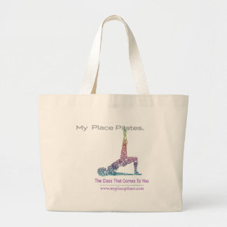 Grand Tote Bag Ma vitesse de Pilates d'endroit