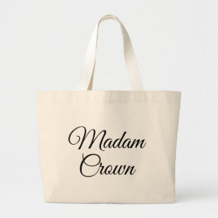 Grand Tote Bag Madame la Couronne