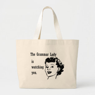 Grand Tote Bag Madame Watching Bags de grammaire