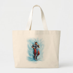 Grand Tote Bag Main de Chun-Li sur la hanche
