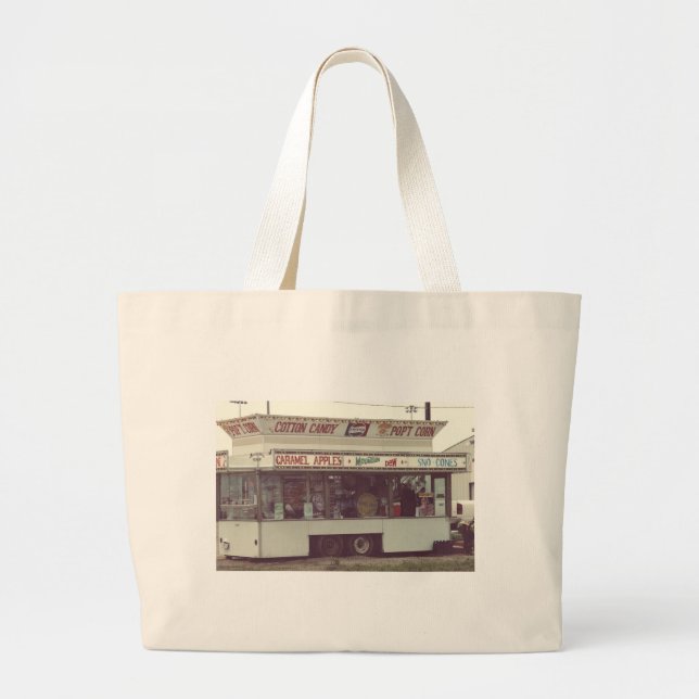 Grand Tote Bag Maïs de Pop't et foire régionale rurale de cônes (Devant)