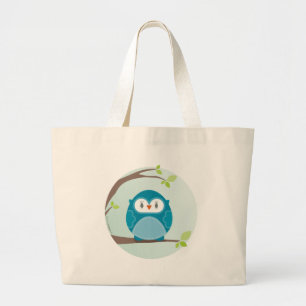 Grand Tote Bag MAISON SWEET HOME :: Chouette dans un arbre 5