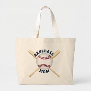 Grand Tote Bag Maman branchée de baseball