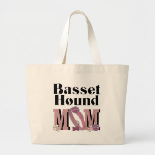 Grand Tote Bag MAMAN de Basset Hound