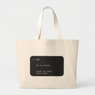 Grand Tote Bag Maman drôle en panne de café Design