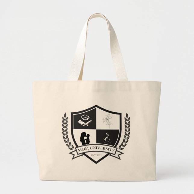 Grand Tote Bag Maman University est. 2022 (Devant)
