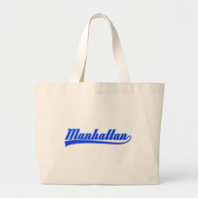 Grand Tote Bag Manhattan avec lave (Devant)
