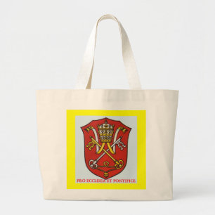 GRAND TOTE BAG MANTEAU CATHOLIQUE TRADITIONNEL PAPAL DE PAPE DE