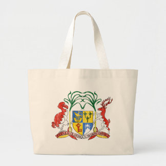 Grand Tote Bag Manteau des Îles Maurice des bras