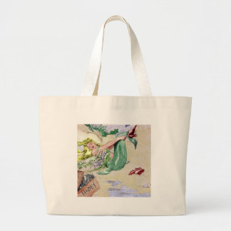 Grand Tote Bag Marchandises vintages de sirène