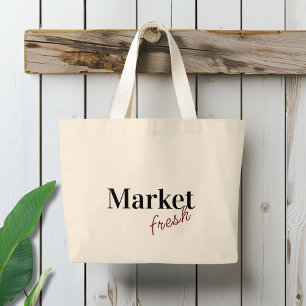 Grand Tote Bag Marché frais réutilisable