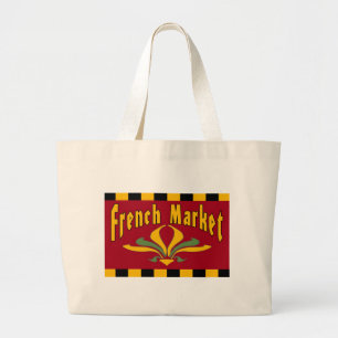 Grand Tote Bag Marché français Nouvelle-Orléans