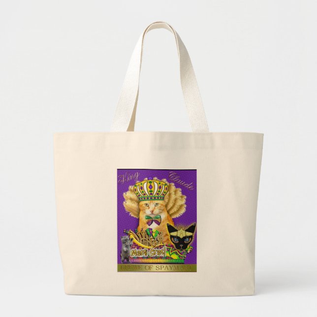 Grand Tote Bag Mardi Gras Claude Fourre-tout (Devant)