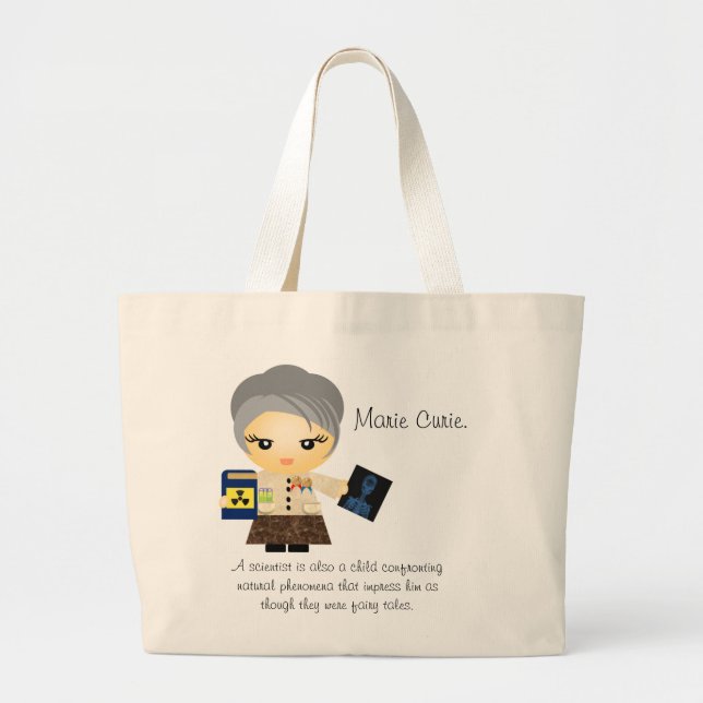Grand Tote Bag Marie Curie (Devant)