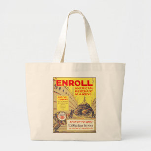 GRAND TOTE BAG MARINE MERCHANT
