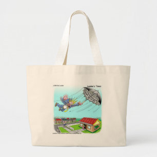 Grand Tote Bag Mary Poppins Parapluie Cadeaux Drôles T-shirts Etc