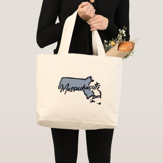 Grand Tote Bag Massachusetts Fourre-tout (Devant (produit))
