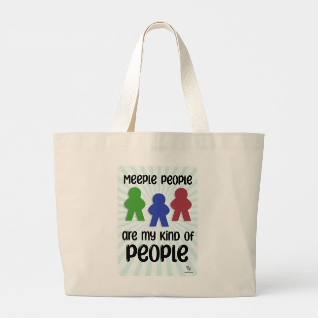 Grand Tote Bag Meeppeople Epic Fun Board Jeu Motto (Dos)