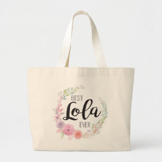 Grand Tote Bag Meilleur jamais Lola