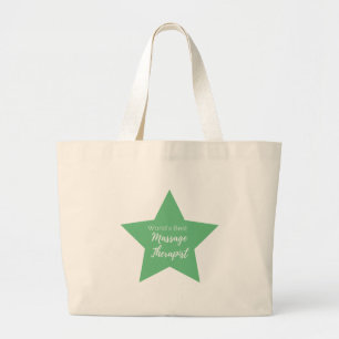 Grand Tote Bag Meilleur massothérapeute au monde