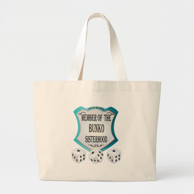 Grand Tote Bag Membre de la fraternité de Bunko (Devant)