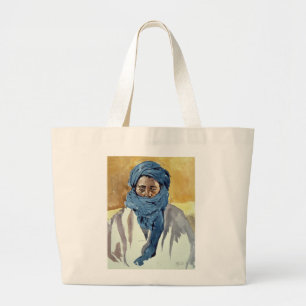 Grand Tote Bag Membre de la tribu Timbuctoo 1991 de Tuareg