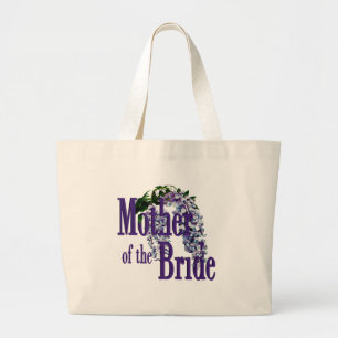 Grand Tote Bag Mère de la mariée / Mariage de la Wisteria
