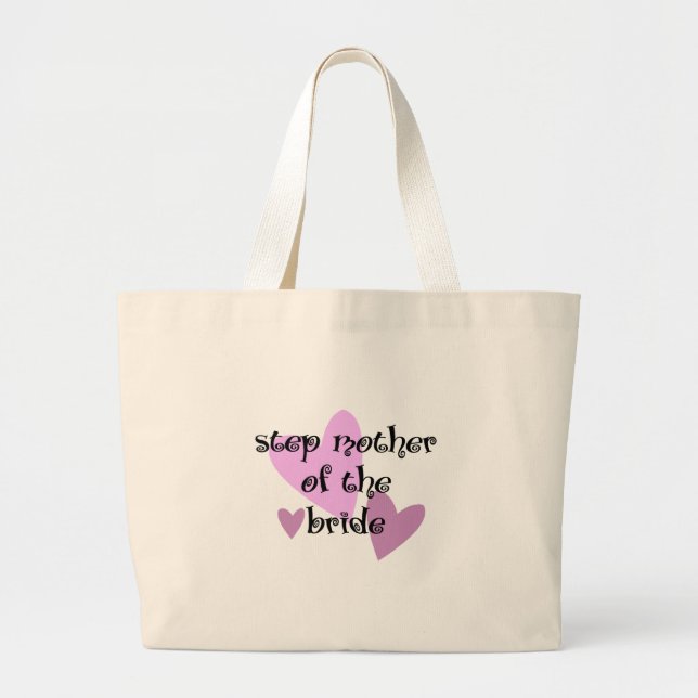 Grand Tote Bag Mère d'étape de la jeune mariée (Devant)