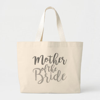 Grand Tote Bag Mère moderne de l'Ombre Cursive Mariée