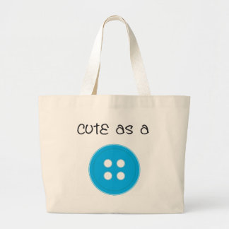Grand Tote Bag Mignon comme bouton - garçon