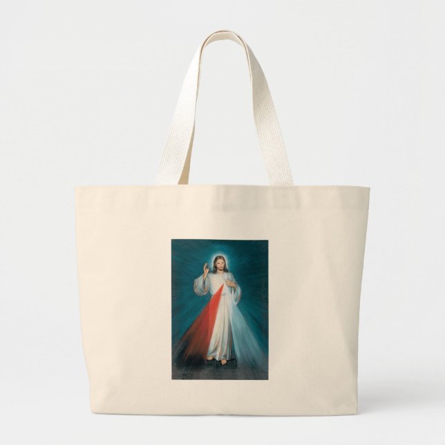 Grand Tote Bag miséricorde divine (Devant)