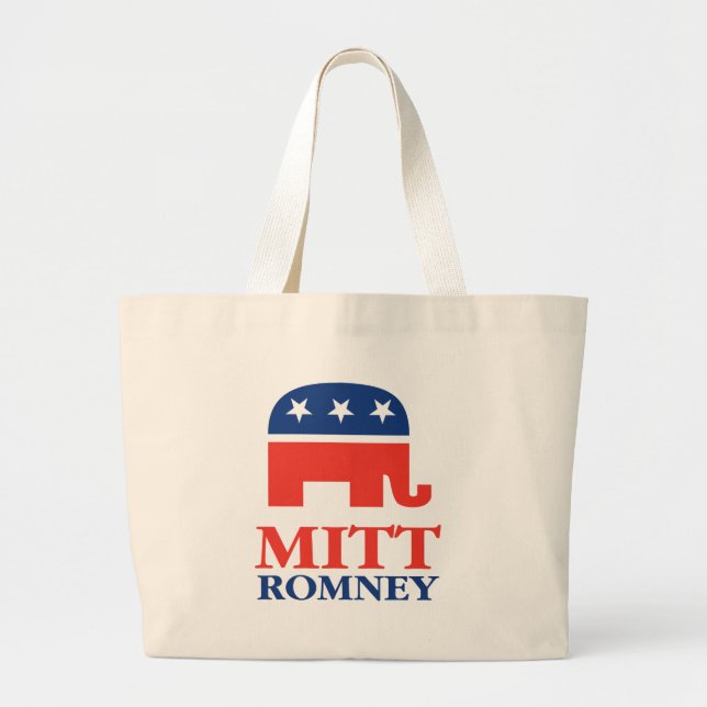 Grand Tote Bag Mitt Romney 2012 (Devant)