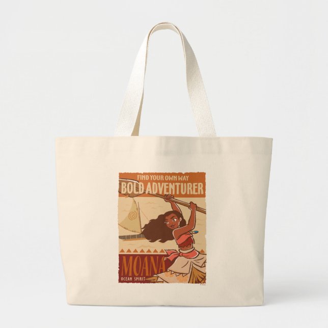 Grand Tote Bag Moana | Ocean Spirit (Devant)