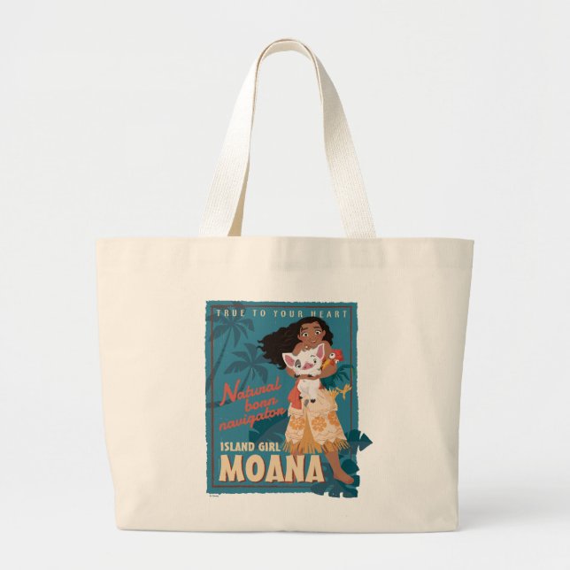 Grand Tote Bag Moana | True to Your Heart (Devant)