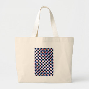 Grand Tote Bag Mod Motif cible Pois mode Vintage