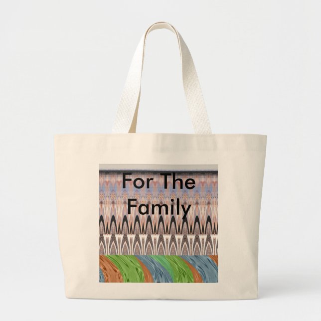 Grand Tote Bag Modèle (Devant)