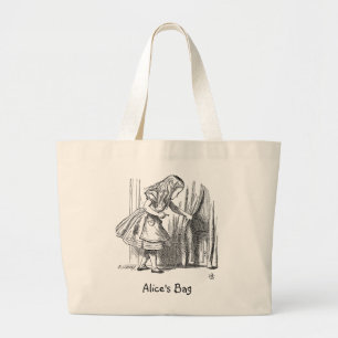 Grand Tote Bag Modèle Alice recherchant la porte
