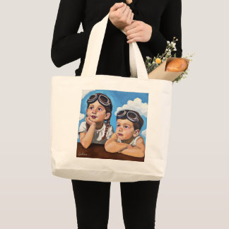 Grand Tote Bag Modern Cherub Painting - Rembrandt Inspired Art