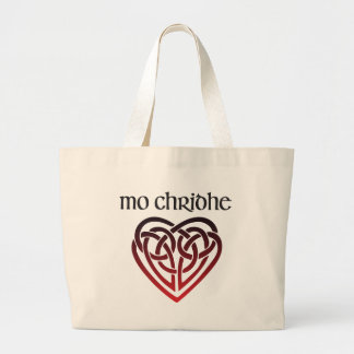 Grand Tote Bag MOIS Chridhe - mon coeur en gaélique