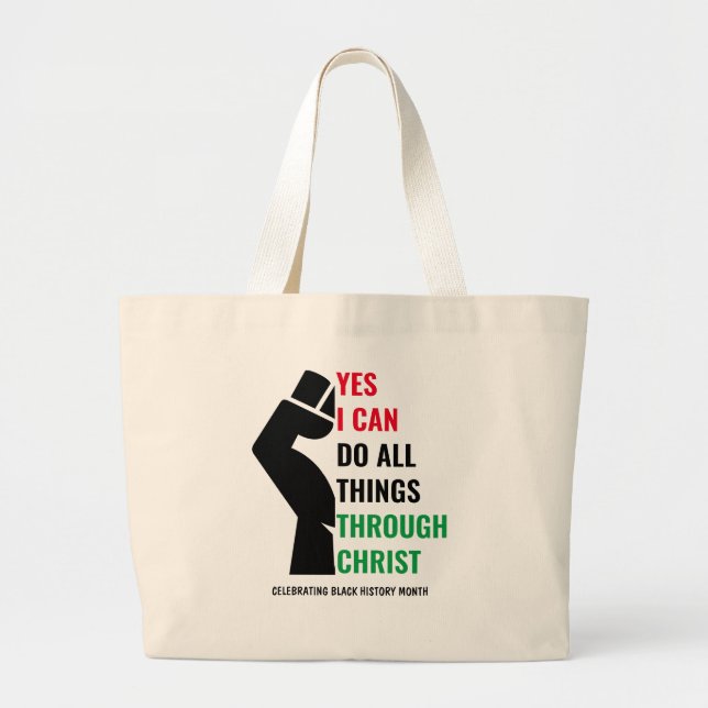 Grand Tote Bag MOIS DE L'HISTOIRE NOIRE DE Christian (Devant)