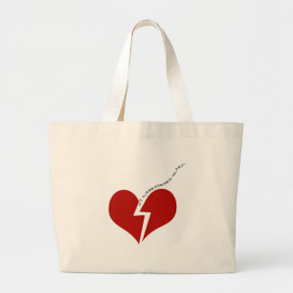 Grand Tote Bag Mon coeur rendu Fourre-tout