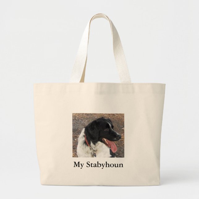 Grand Tote Bag Mon Stabyhoun (Devant)